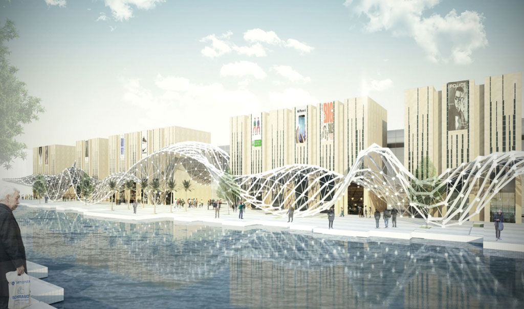 Iran Mall Entrance Area Designed by Mojtaba Nabavi and Zeinab Maghdouri Exterior Perspective 